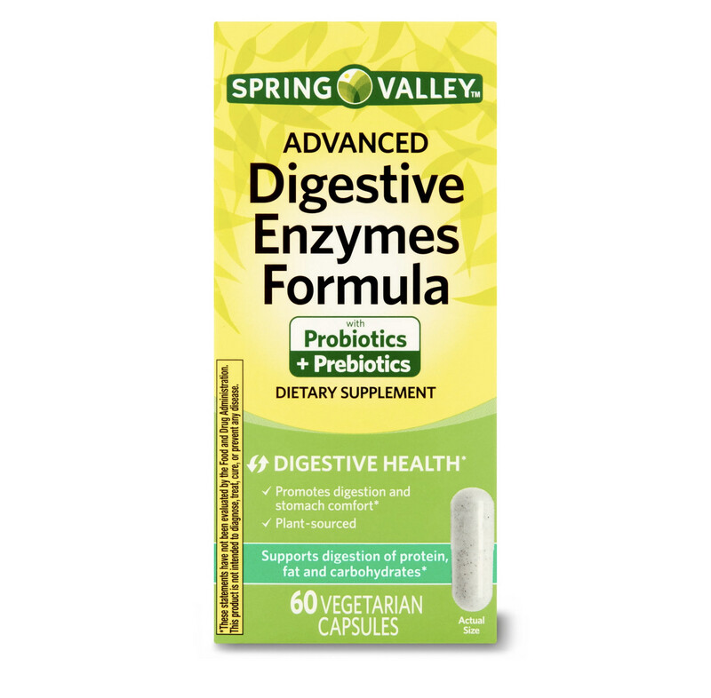 Enzimas Digestiva Formula Avanzada + Probióticos y Prebióticos 60 caps