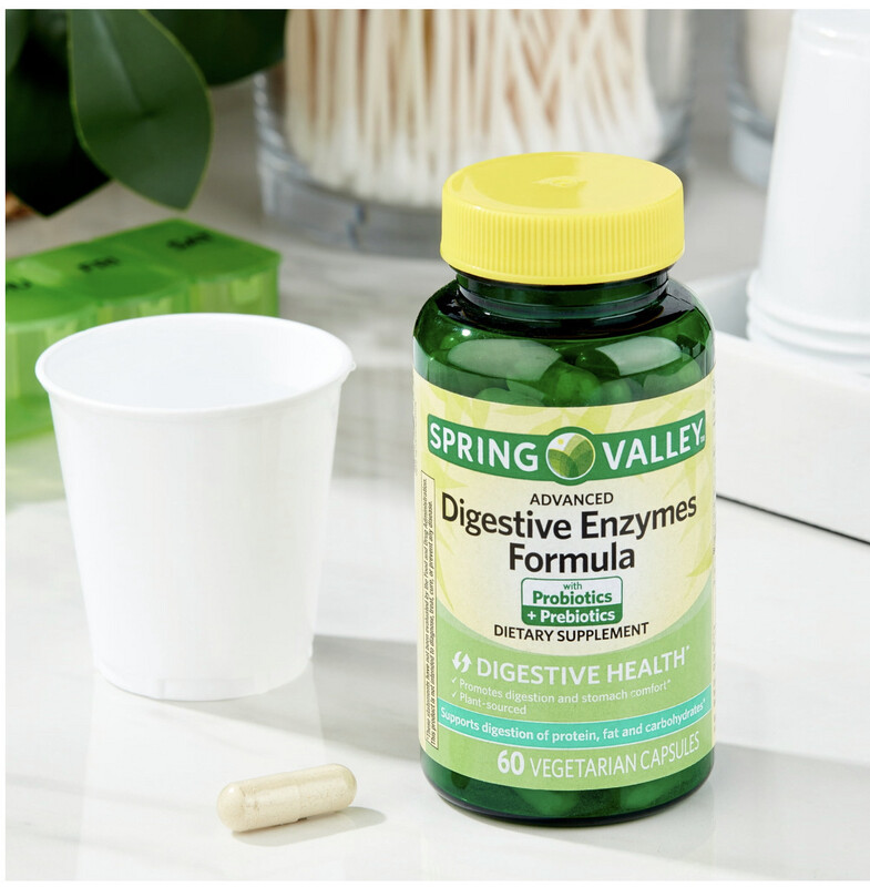 Enzimas Digestiva Formula Avanzada + Probióticos y Prebióticos 60 caps