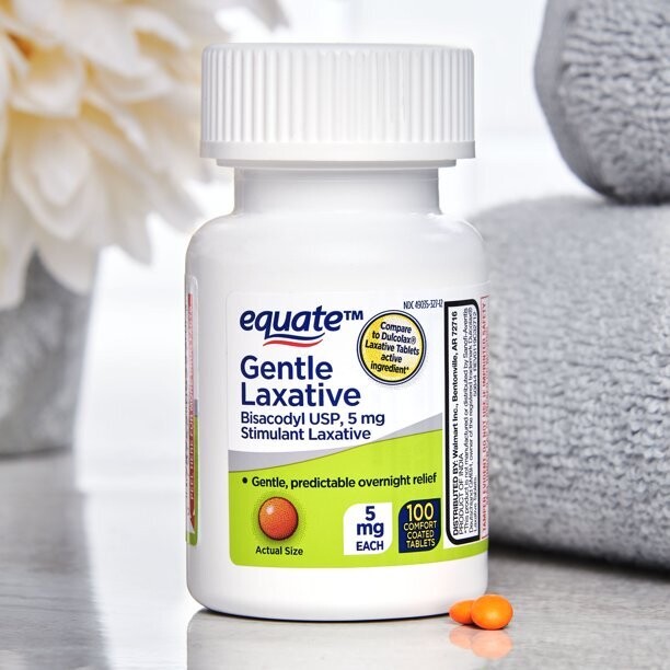 Laxante Suave / Gentle Laxative - 5 mg. 100 Tabs.