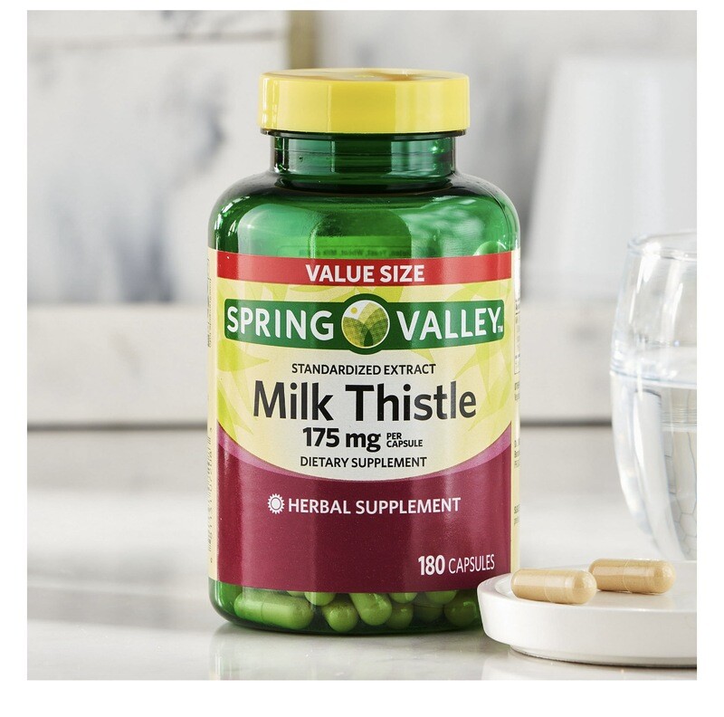 Extracto De Leche De Cardo / Milk Thistle 175 mg. 180 Caps.