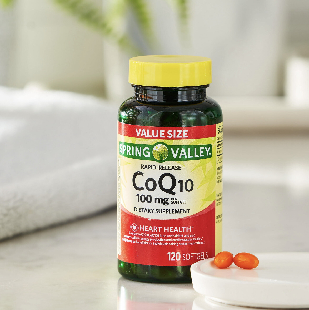 CoQ10 100 mg. 120 Caps. Rapid release
