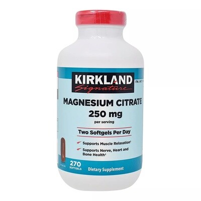 Citrato de Magnesio 250 mg 270 caps
