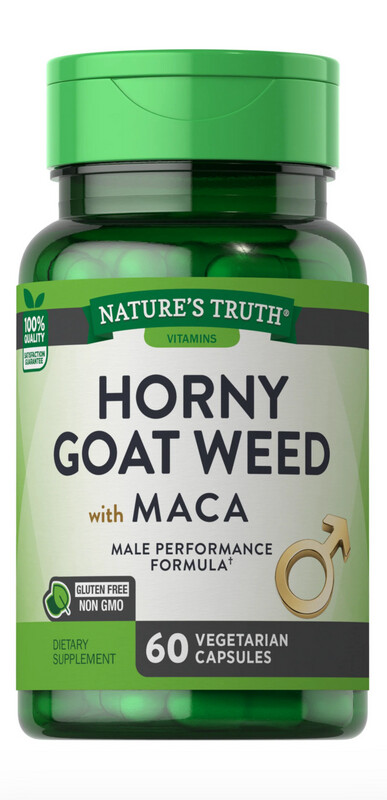 Horny Goat Weed with Maca/  Yerba de Horny Hoat con Maca 60 caps