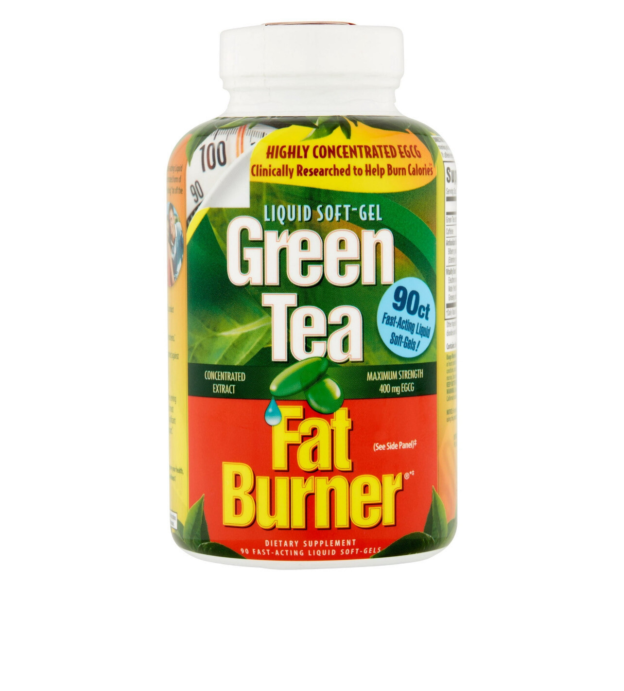 Green Tea Fat Burner / Té Verde Quemador de grasa 400 mg. 90 Caps.