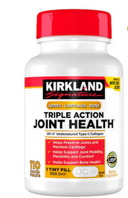 Salud Articular Triple Acción/ Triple Action Joint Health (Cloruro de Potasio, Colágeno Tipo 2, Boro y Ácido hialurónico) 110 tabs