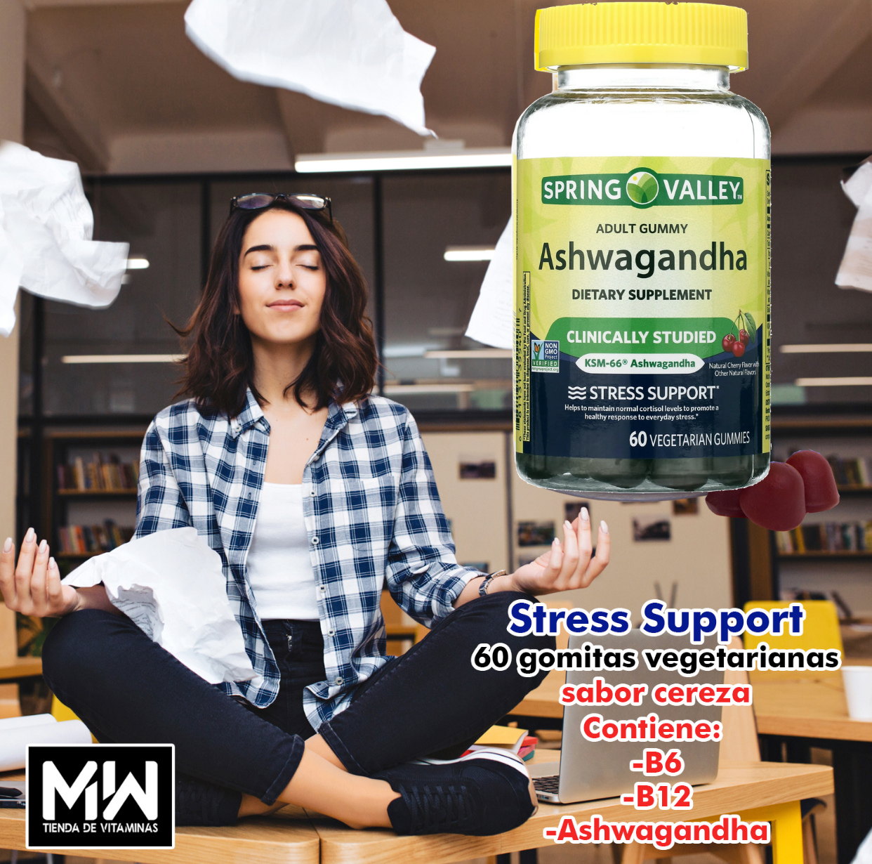 Ashwagandha 300 mg 60 gomitas