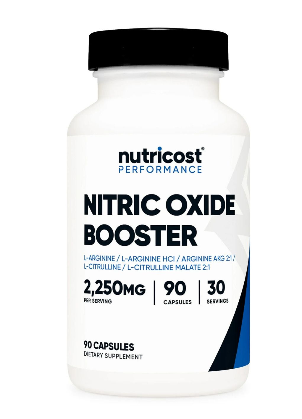 Potenciador de Óxido Nítrico / Nitric Oxide Booster Capsules (750 MG) (90 Capsules)