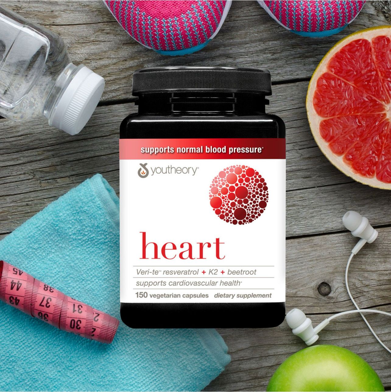 Resveratrol + Vitamina K2 + Raíz de Betabel 150caps