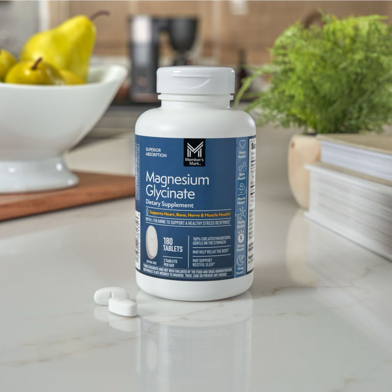 Glicinato de Magnesio / Magnesium Glycinate 200mg 180 tabs