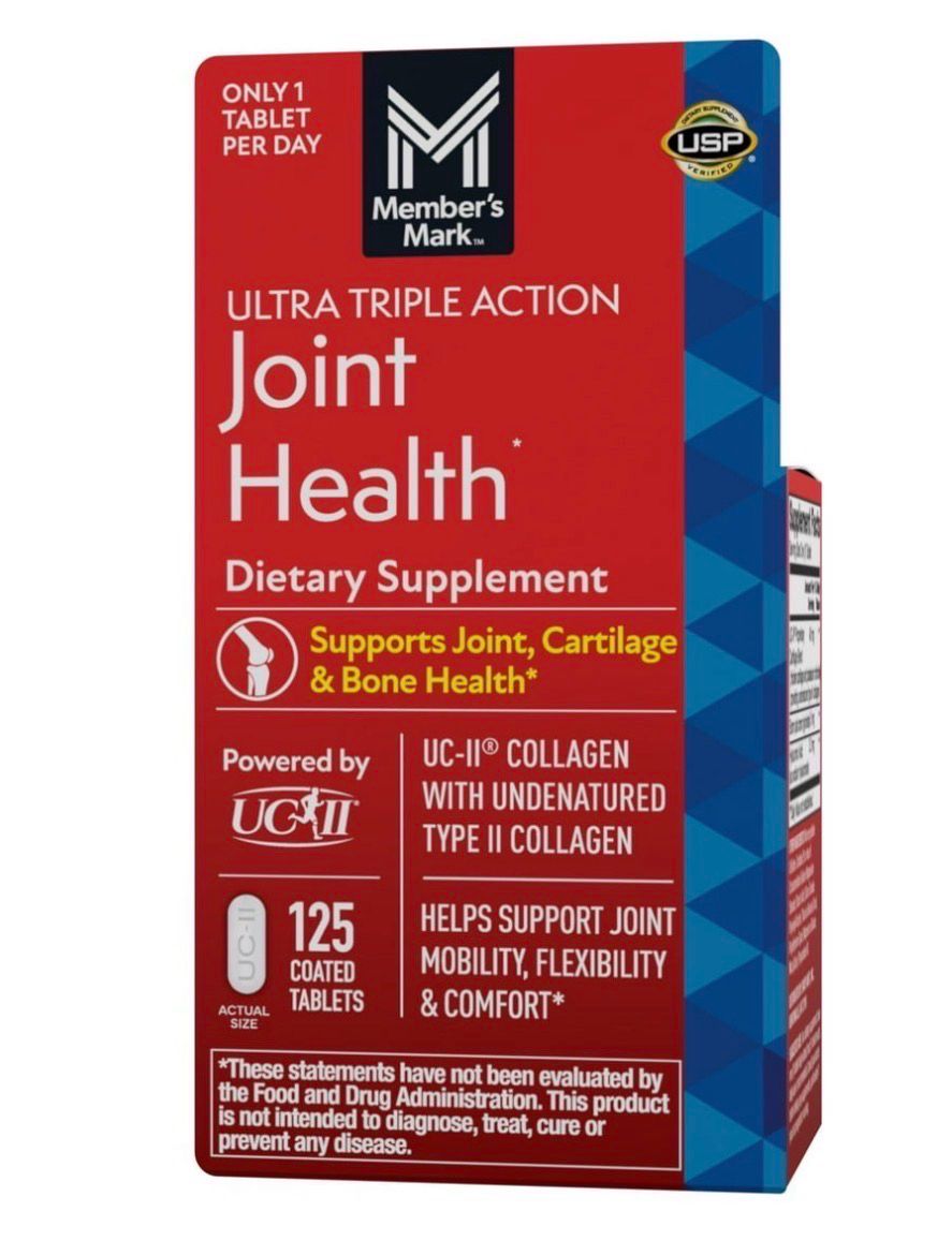 Salud Articular Triple Acción/ Triple Action Joint Health (Cloruro de Potasio, Colágeno Tipo 2, Boro y Ácido hialurónico) 125 tabs