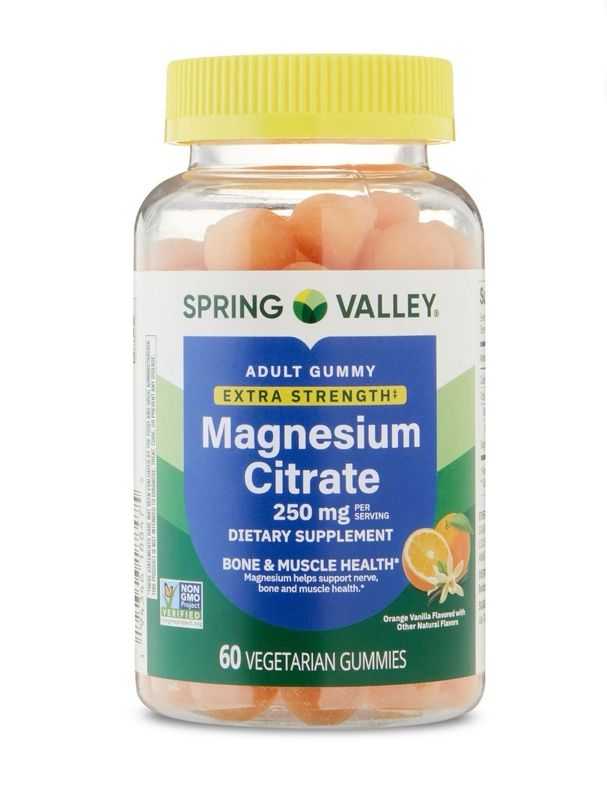 Citrato de Magnesio / Magnesium Citrate 250 mg 60 gomitas
