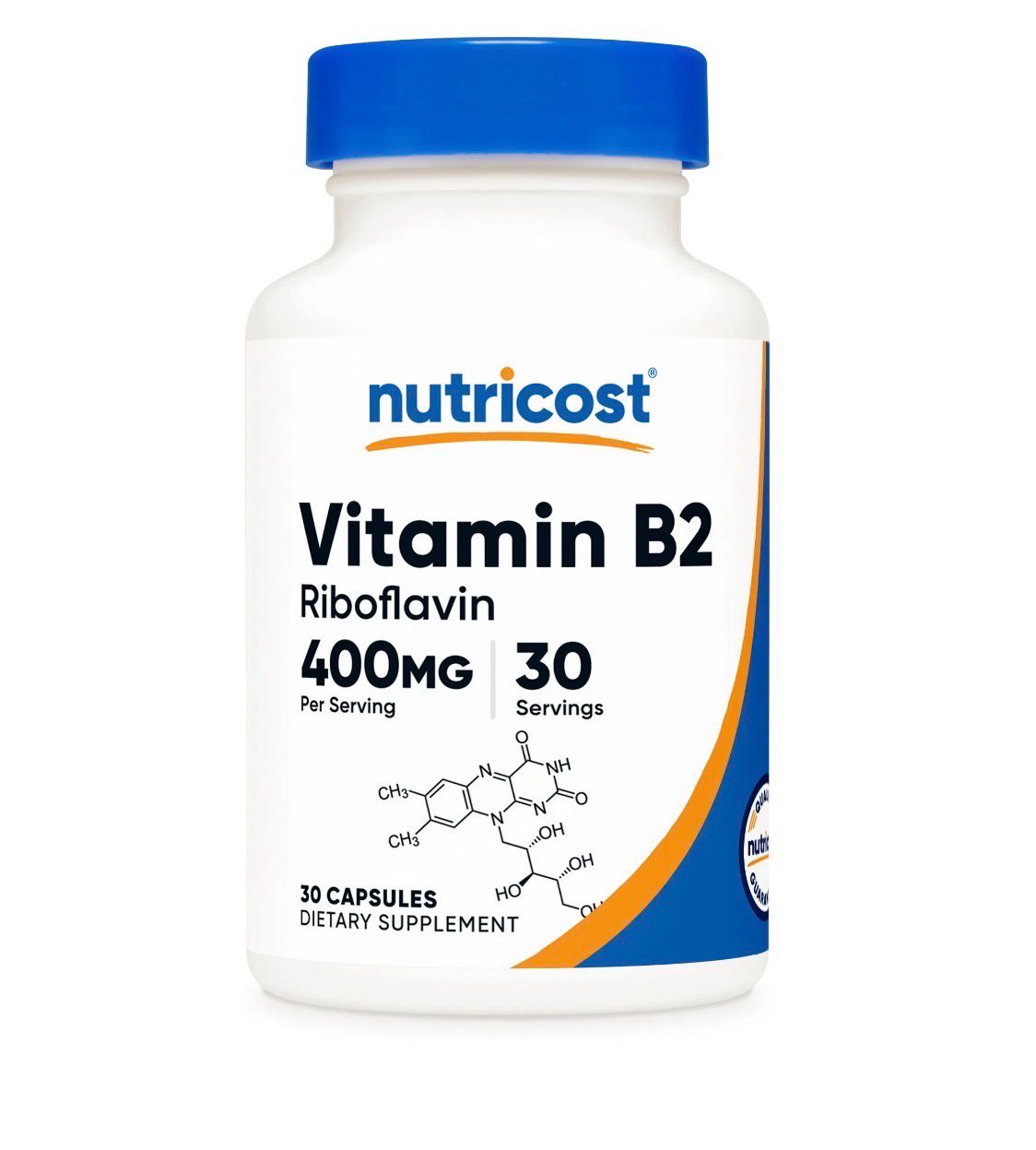 Vitamina B2 (Riboflavina) 400 mg 30 caps