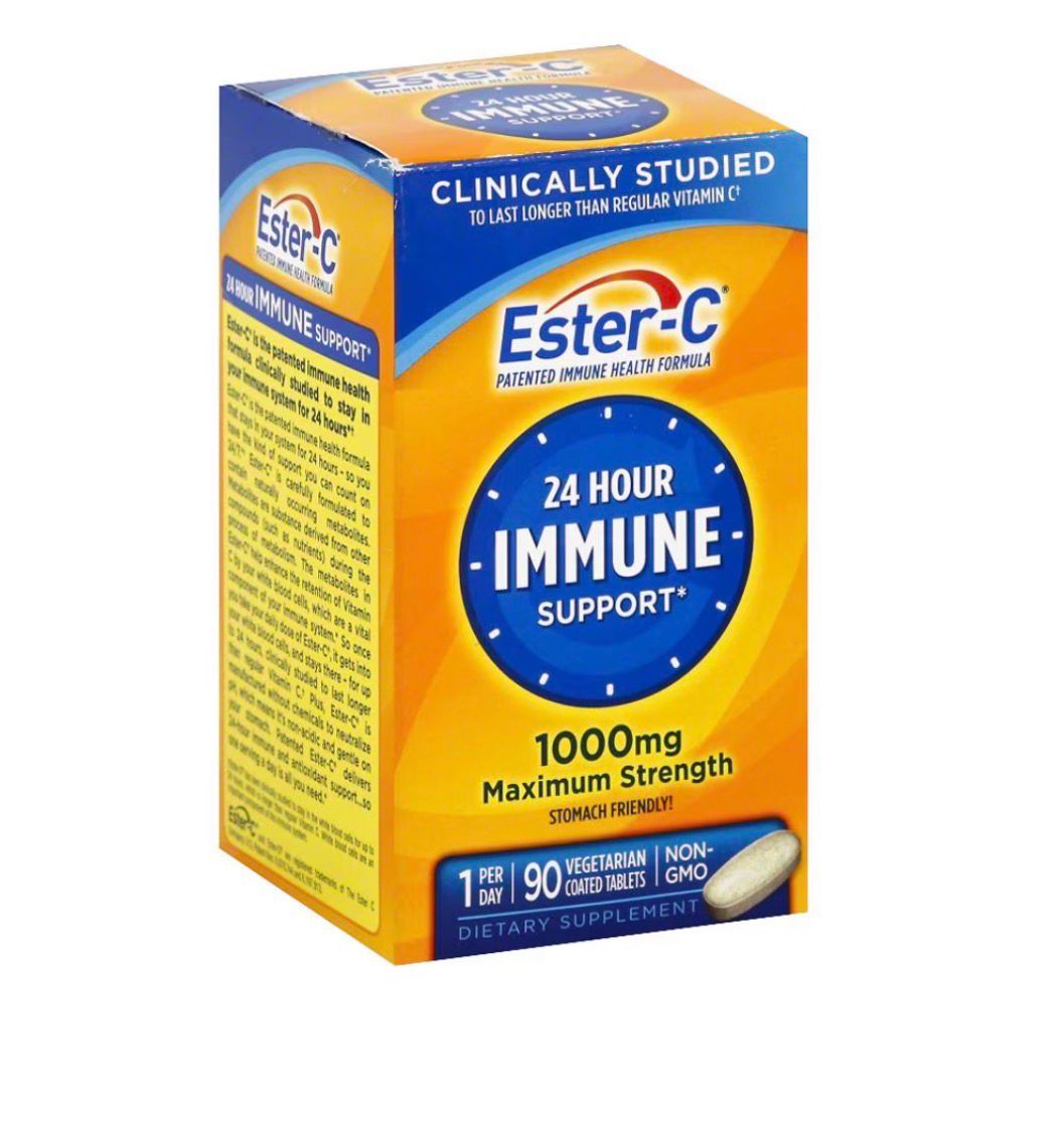 Ester C, Vitamina C 1000mg 24hrs / Ester-C Vitamin C 1000mg 90tabs