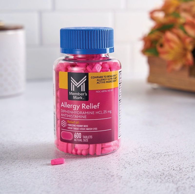 Allergy Relief / Alivio para Alergias (Difenidramina 25 mg) 600 tabs