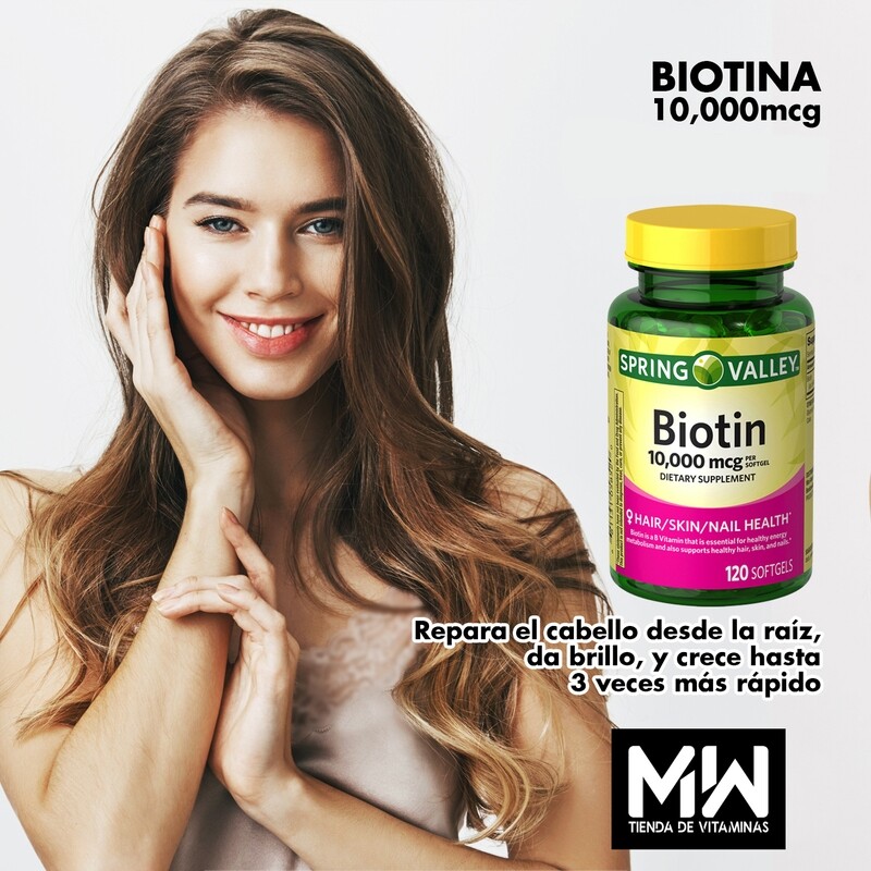 Biotina / Biotin 10,000 mcg. 120 Caps. Biotina / Biotin 10,000 mcg. 120 Caps.