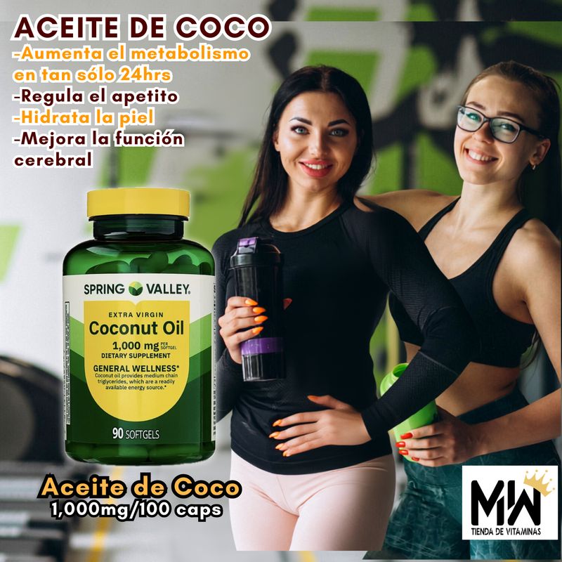 Aceite De Coco 1,000 mg. 90 Caps. / Coconut Oil Aceite De Coco 1,000 mg. 90 Caps. / Coconut Oil