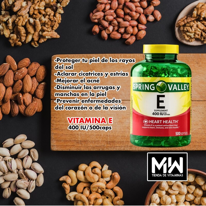 Vitamina E / Vitamin E 400 IU 500 caps. Vitamina E / Vitamin E 400 IU 500 caps.