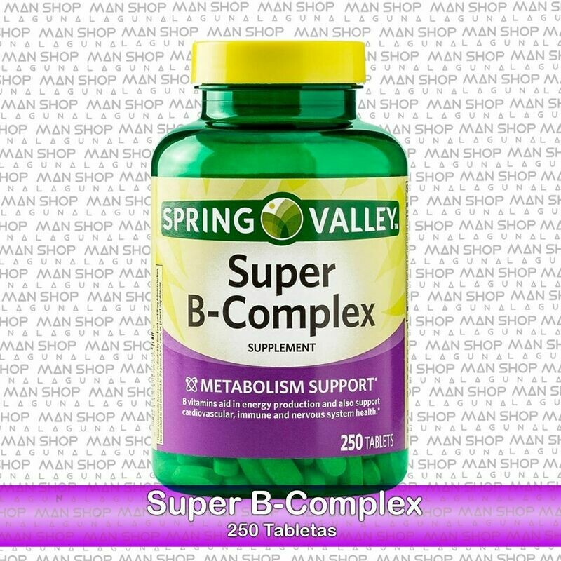 Súper Complejo B / Super B-Complex 250 Tabs.