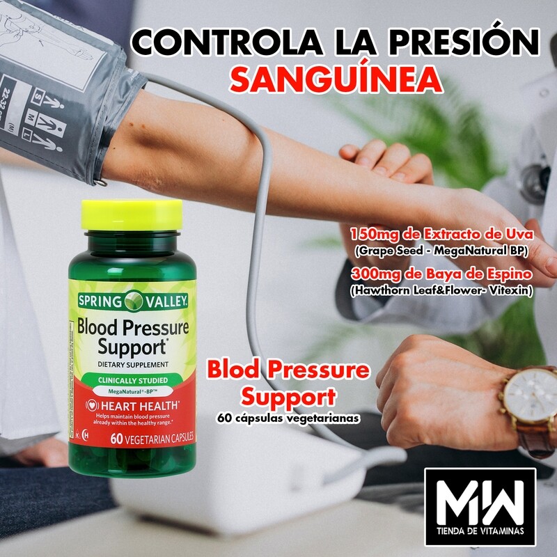Soporte Para la Presión En Sangre (Bayas de Espino + Semilla de Uva) / Blood Pressure Support (Hawthorn berries + Grape seed) 60 Caps. Veg. Soporte Para la Presión En Sangre (Bayas de Espino + Semilla de Uva) / Blood Pressure Support (Hawthorn berries + Grape seed) 60 Caps. Veg.