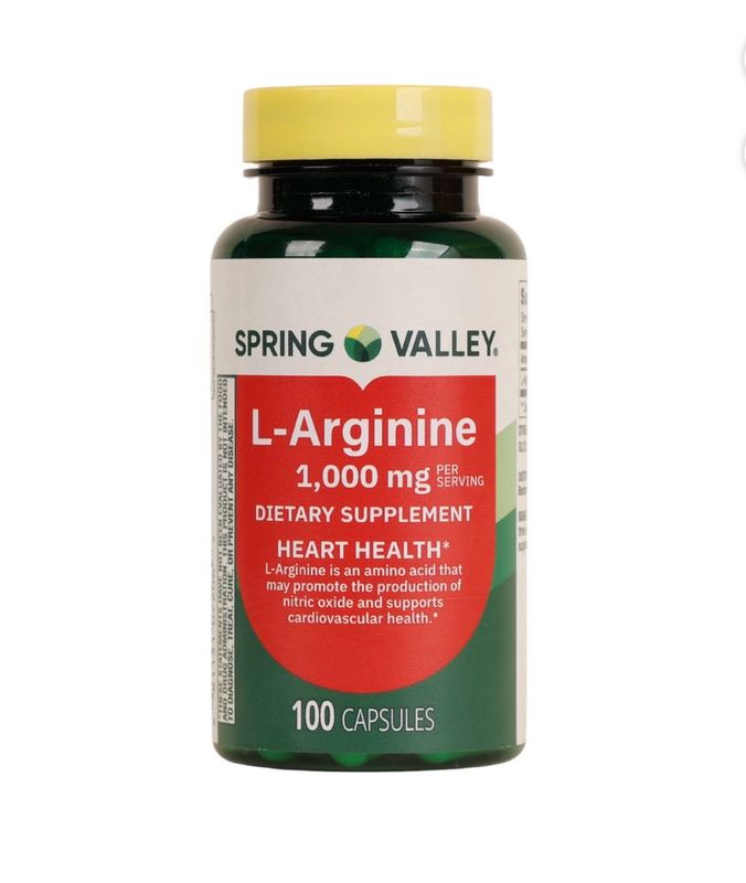 L-Arginina / L-Arginine 1,000 mg. 100 Caps.