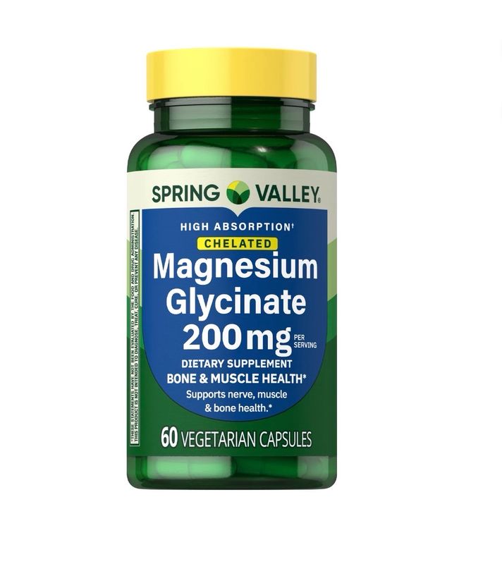 Glicinato de Magnesio Quelado / Chelated Magnesium Glycinate 200mg 60 cápsulas