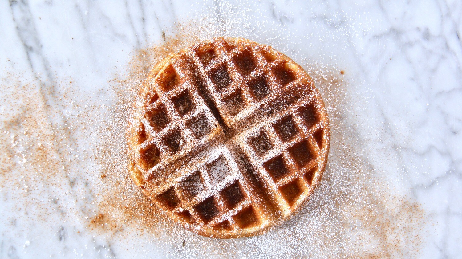 Cinnamon & Powdered Sugar Waffle
