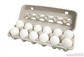 Dozen Large White Eggs - Ontario 
