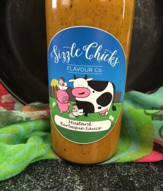 Sizzle Chicks Mustard Barbecue Sauce LOCAL