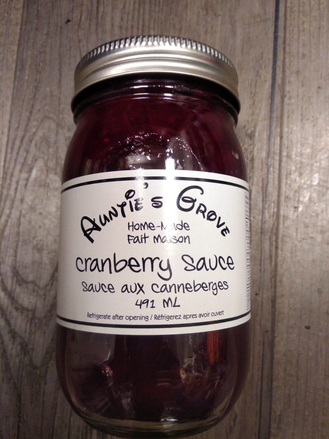 Auntie's Grove Cranberry Sauce - Local