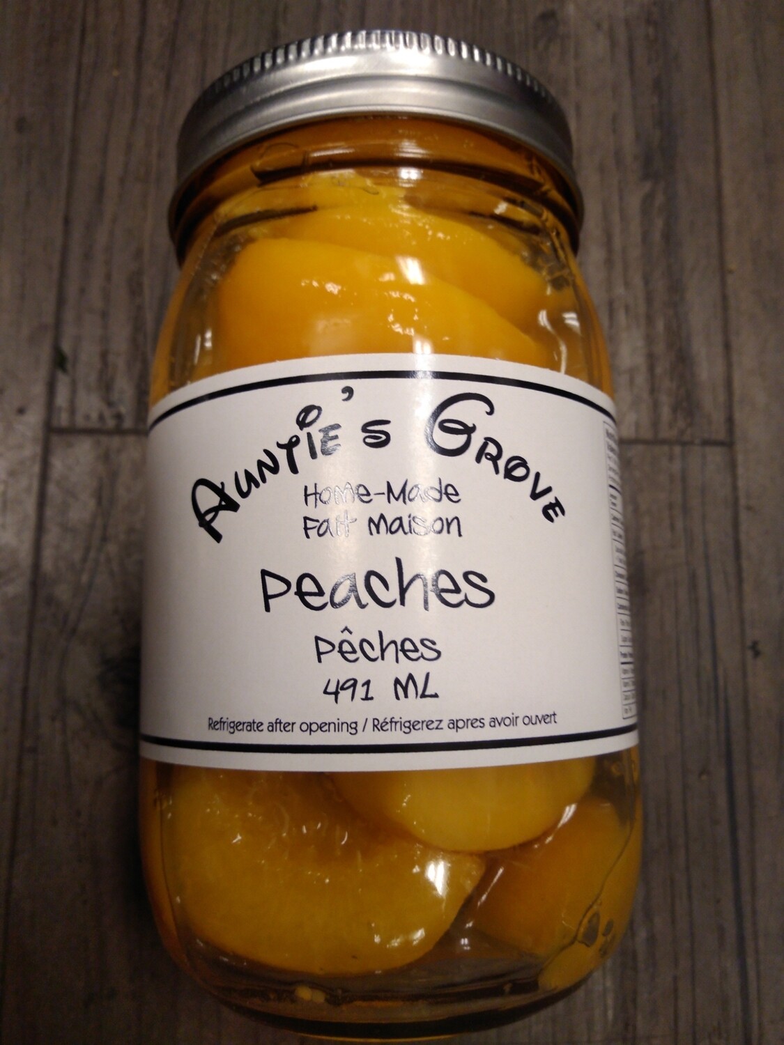 Auntie Groves Sweet Peaches 1L - Local