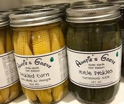 Auntie's Grove Pickled Baby Corn - Local