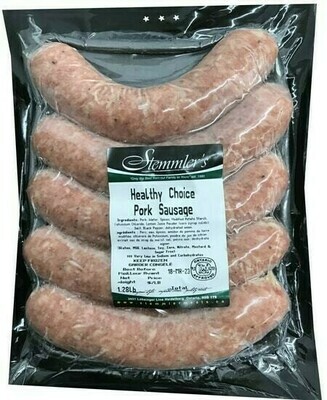 Stemmler's Healthy Choice Sausage Pork - LOCAL