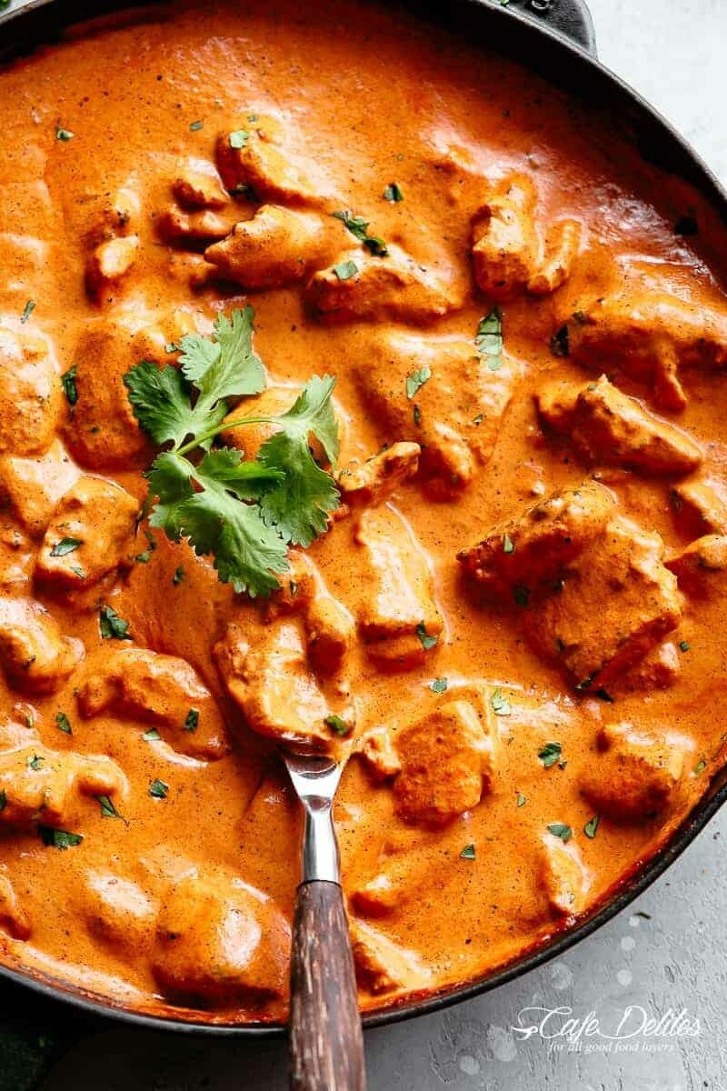 Butter Chicken w/ Rice or Naan - Serves 5 - 6 people
