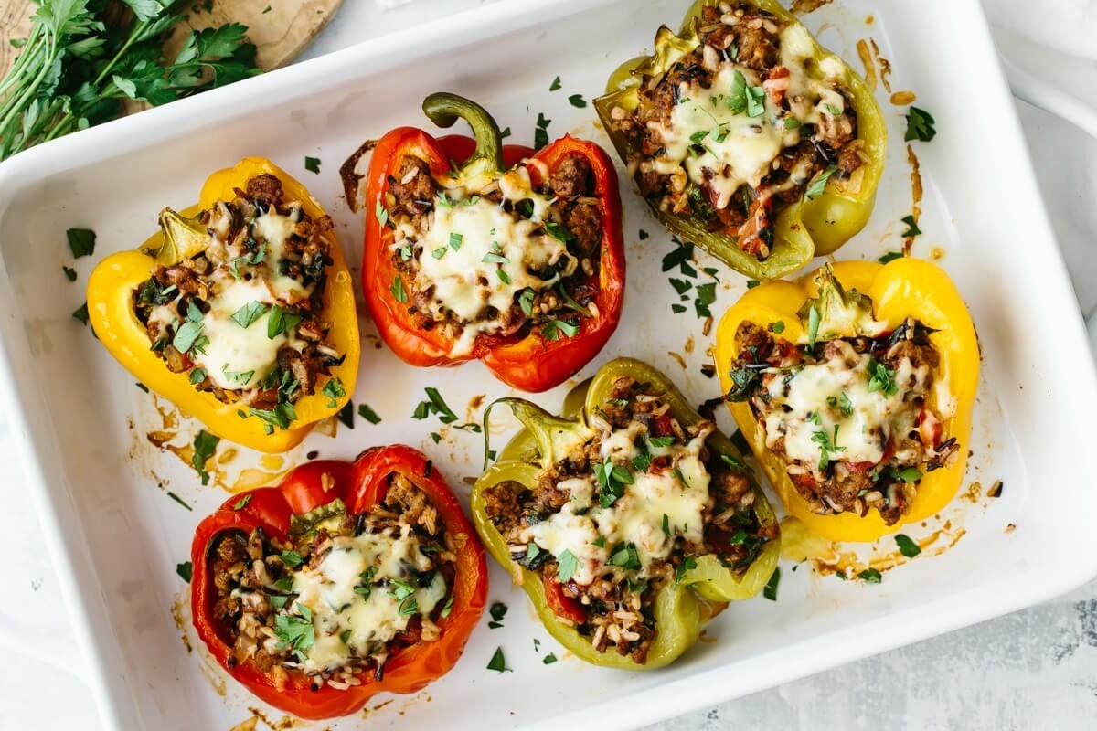 Freshly Made Gourmet Stuffed Peppers LOCAL