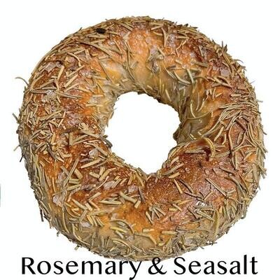 Rosemary & Sea Salt Wood Fired Bagel - Nu Bagel LOCAL