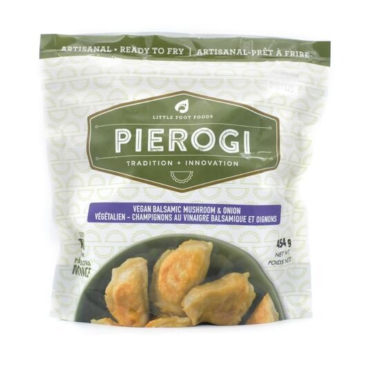Vegan Balsamic Mushroom & Onion Pierogi's - LOCAL Little Foot Foods