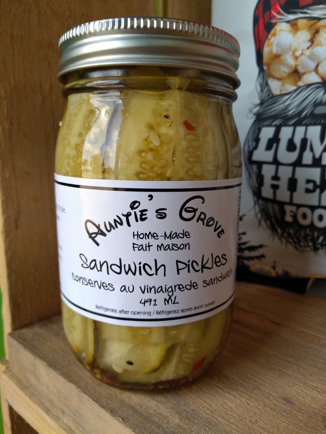 Auntie's Groves Sandwich Pickles - Local