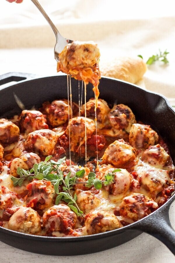 Gluten Free Meatballs Parmesan in Sauce 8 Pack - Heat & Serve Grocery Garden Originals LOCAL