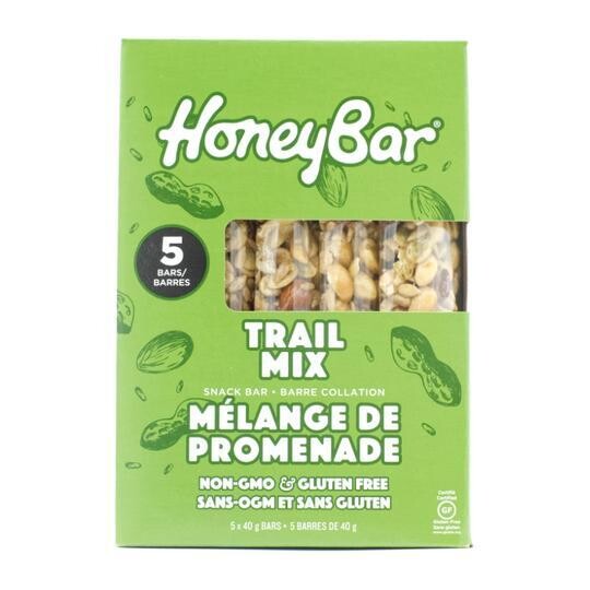 Honeybar Trail Mix Snack Bar 5 Pack - LOCAL