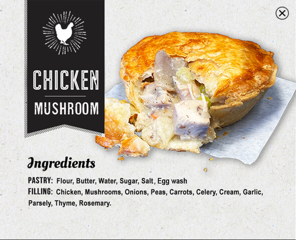 Chicken Mushroom Pot Pie - LOCAL The Pie Commision