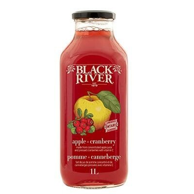 Apple + Cranberry  Juice - 1L Black River LOCAL