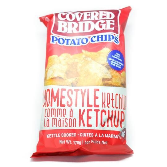 Homestyle Ketchup Chips - 170g Covered Bridge LOCAL