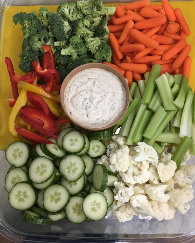 Veggie &amp; Dip Tray