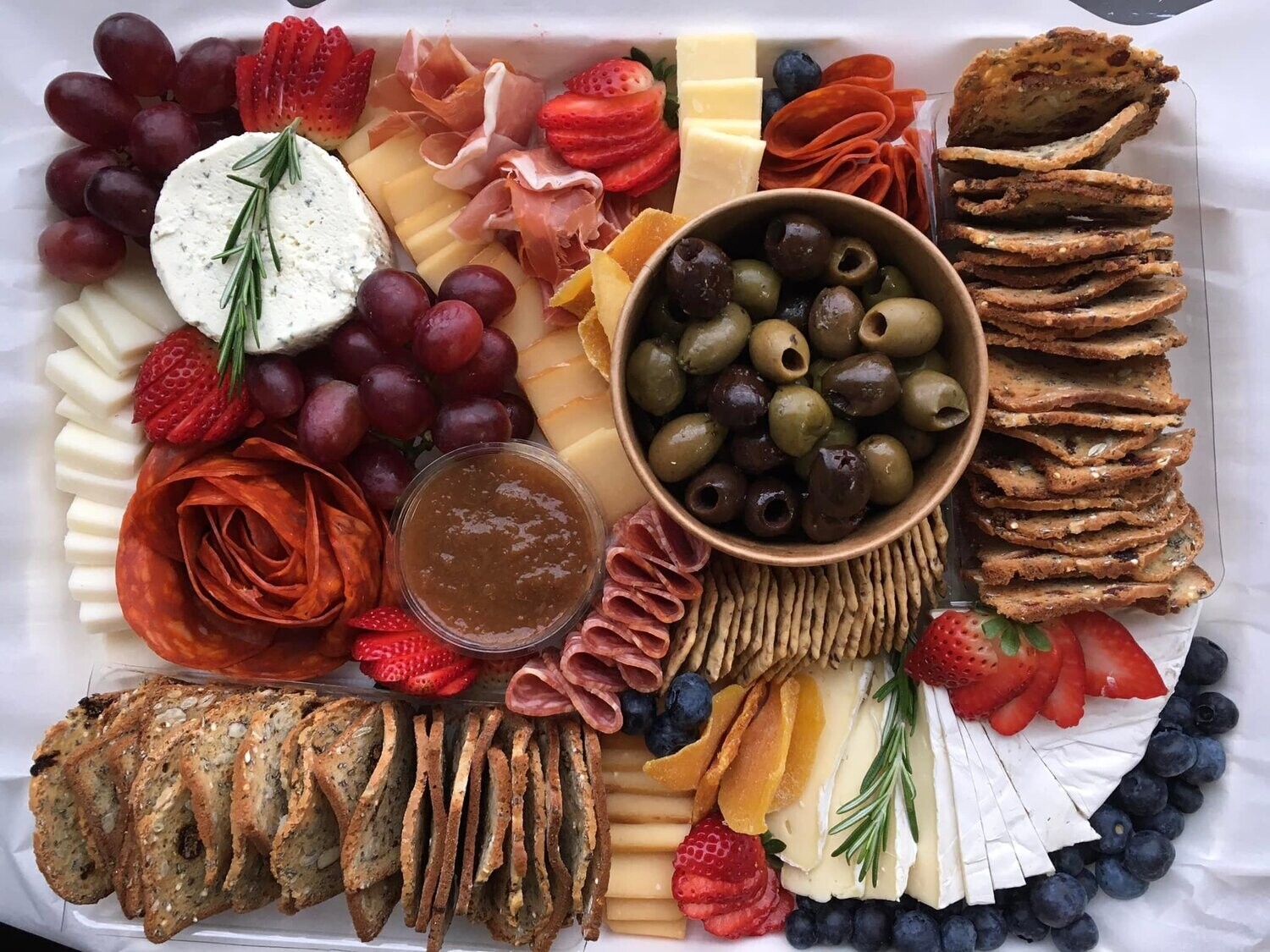 Charcuterie Board - 3 Sizes Vegan Options Available