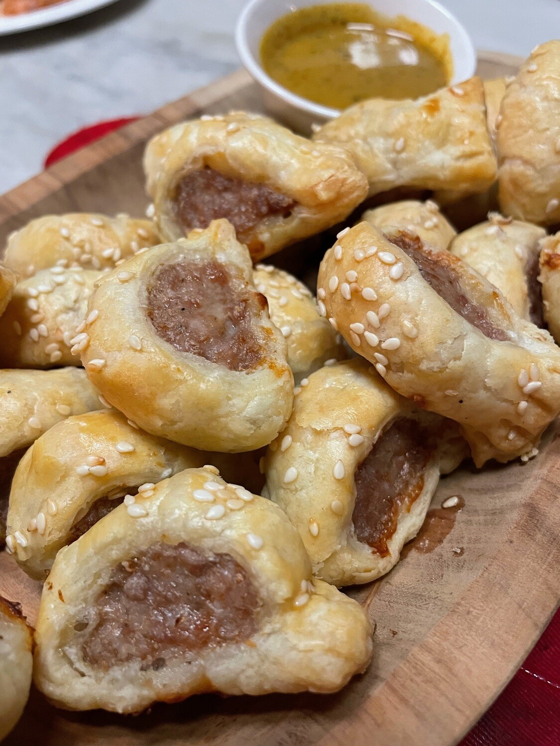 Bite Size Sausage Rolls - Locally Made Sizzle Chicks Heat & Serve