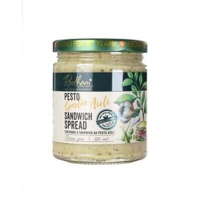 Pesto Garlic Aoli Sandwich Spread - LOCAL Roothams Gourmet