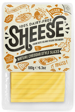Mature Cheddar Style Slices - Vegan SHEESE- 200g