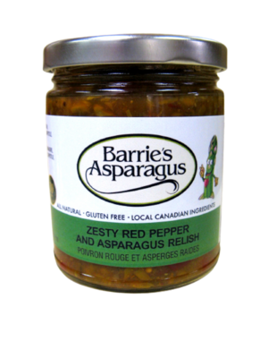 Zesty Red Pepper & Asparagus Relish - LOCAL Barrie's Asparagus Farm