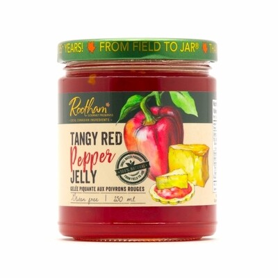 Tangy Red Pepper Jelly LOCAL Rootham's Gourmet