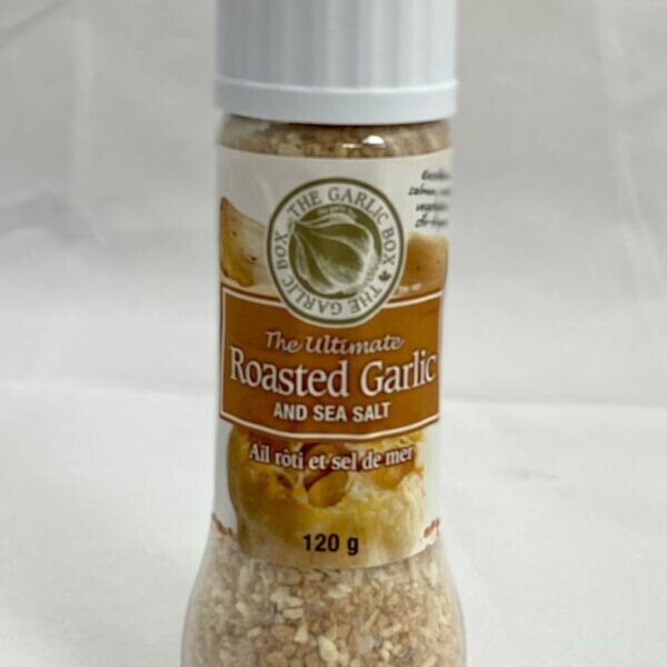 Garlic Box Roasted Garlic Sea Salt Bottle 120g LOCAL